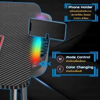โต๊ะเกมมิ่ง มีไฟ LED ขาทรง Z 120cm 140cm 150cm โต๊ะเกมส์ โต๊ะคอม ทำงาน - Gaming Table Gamer Desk
