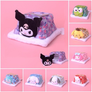 New Cute Sanrio Cartoon Warm Nest Plush Toy Kuromi Melody Wearable Doll Kids Gift