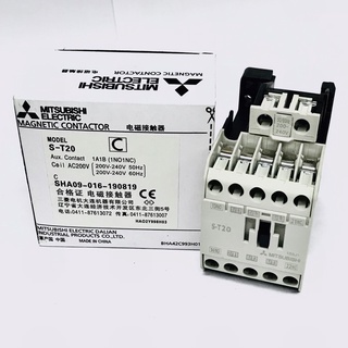 S-T20 แม็กเนติก MITSUBISHI 1NO 1NC 20A Coi 200~240V มีสินค้าพร้อมจัดส่งในไทย