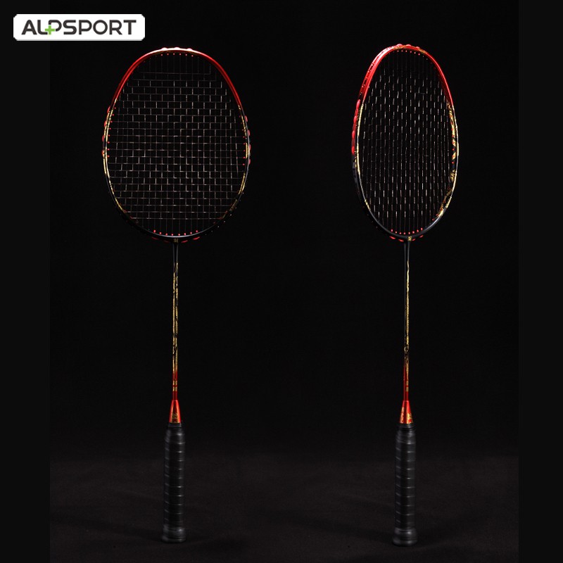 ALP QY 4U Max 35Lbs Golden Dragon 100 Full Carbon Fiber Badminton ...
