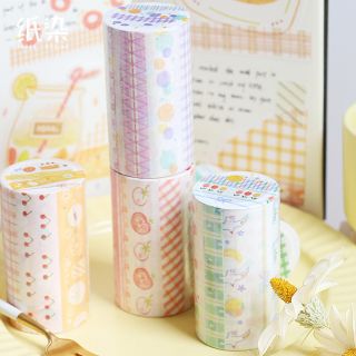 《Miss.Sincere》🚚🚛🚚พร้อมส่ง!!! Masking Tape เทปตกแต่ง DIY ลายพาสเทล