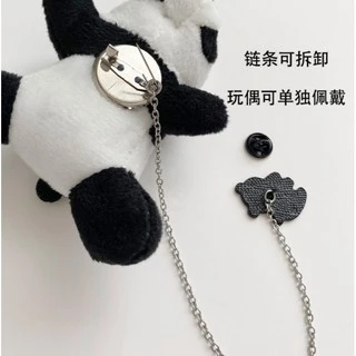 เข็มกลัดหมีแพนด้า สุดฮิต!! ตุ๊กตาหมีแพนด้า พวงกุญแจ [พร้อมส่ง]