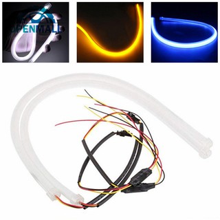 om 30 ซม. drl สายไฟ led ยืดหยุ่นสําหรับติดรถยนต์ 1 ชิ้น