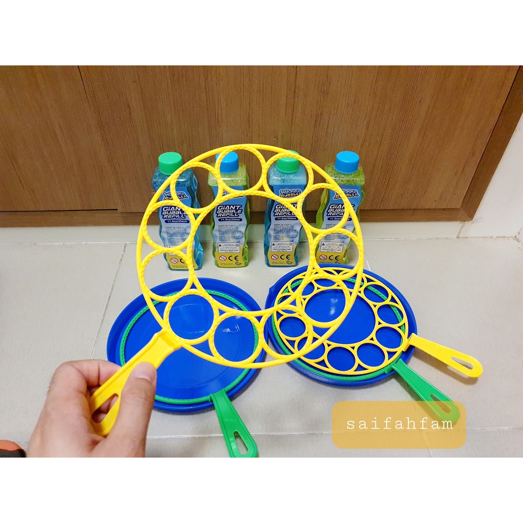 บับเบิ้ลยักษ์ Monster bubble DIY พร้อมอุปกรณ์กมาแล้ว บับเบิ้ล ฟองสบู่ น้ำยาสบู่ ปลอดภัย