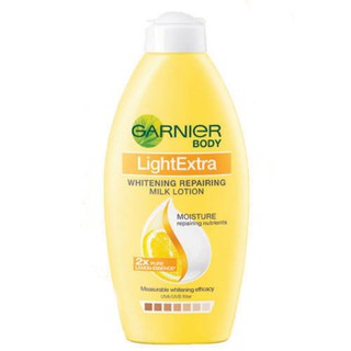 Garnier light / Saura white Body lotion 120 ml. การ์นิเย่ ไลท์/ซากุระ ไวท์ บอดี้ โลชั่น​