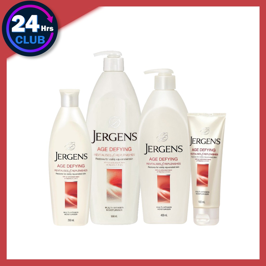 @Jergens Age Defying Revitalises & Replenishes Multi - Vitamin‎ Body Lotion
