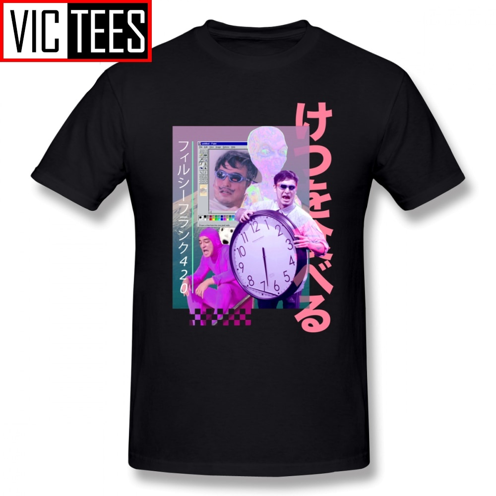 Mens Filthy Frank T เสื้อ Filthy Frank 420 เสื้อยืดผ้าฝ้าย Fun Tee เสื้อ Streetwear พิมพ์ผู้ชาย Tshi