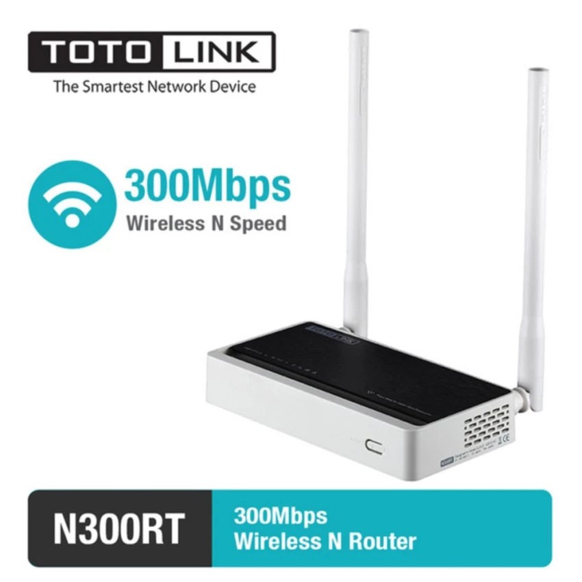 TOTO LINK 300Mbps Wireless N Router Model N300RT White สีขาว
