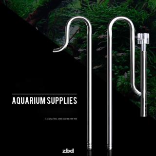 Inflow Outflow Steel Stainless For Aquarium Kit With Acrylic Holder External Canister Filter Silver