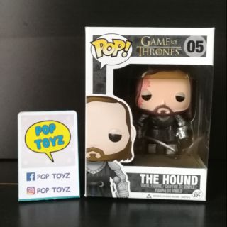 FUNKO POP THE HOUND 05 GAME OF THRONES ของแท้ งานเก่าเลิกผลิตแล้ว หายากมากๆ แถมกล่องใส มีของพร้อมส่งไม่ต้องรอพรีออเดอร์