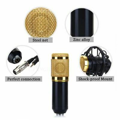 ไมค์อัดเสียง ไมค์ คอนเดนเซอร์ (Pro Condenser Microphone BM800) พร้อม ขาตั้งไมค์โครโฟน และอุปกรณ์เสริม (โช้คอัพโลหะ)
