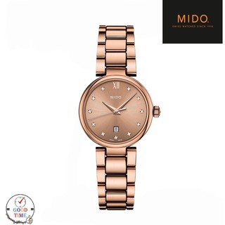 MIDO Baroncelli Donna Quartz นาฬิกาข้อมือหญิง รุ่น M022.210.33.296.00 สายสแตนเลส