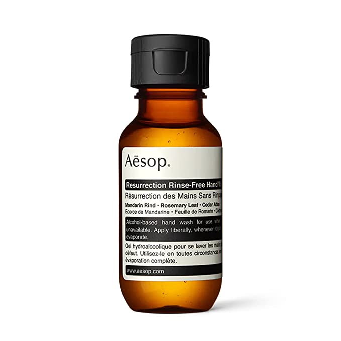 Aesop Resurrection Rinse-Free Hand Wash 50 ml เพื่อทำความสะอาดมืออย่างประสิทธิภาพและให้ความชุ่มชื้นพ