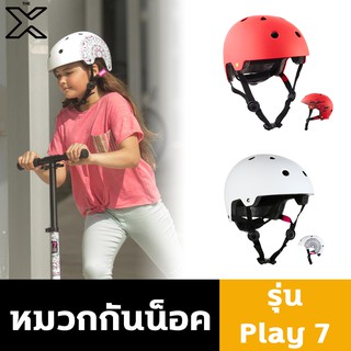 OXELO หมวกกันน็อคสำหรับเล่นสเก็ต สเก็ตบอร์ด และสกู๊ตเตอร์รุ่น Play 7