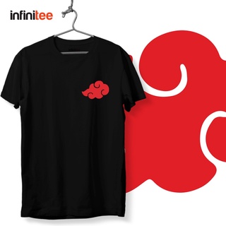 ไม่มีที่สิ้นสุด Naruto Akatsuki Hokage Logo Anime Manga Shirt in Black  เสื้อยืด  สำหรับผู้ชาย Women Unisex T shirt