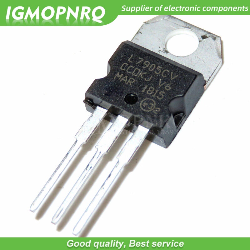 10pcs L7905CV L7905 KA7905 MC7905 TO-220 ตัวควบคุมแรงดันไฟฟ้า -5V 1.5A ใหม่