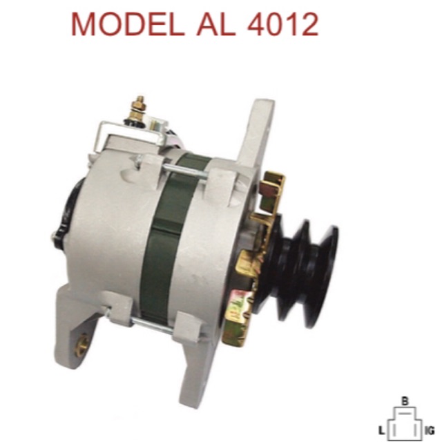 AL-4012 REC ALTERNATOR 45AMP ใหม่ (NIPPON DENSO TYPE) สําหรับการใช้งานบน: TRUCK HINO AK ,EH700