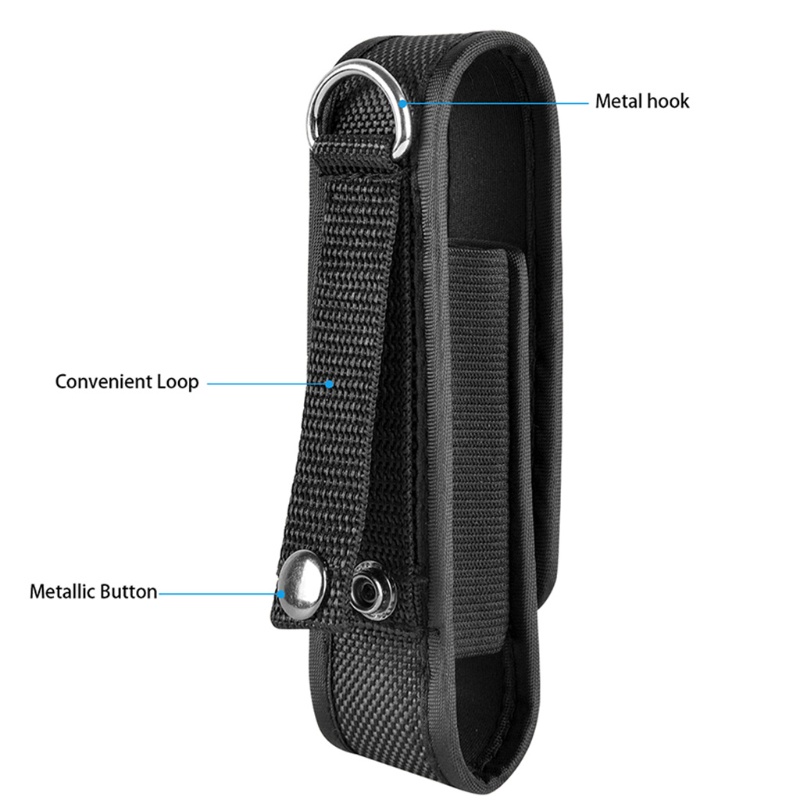 บ.น.ค.ศ.ไฟฉายกระเป๋าMolle LEDไฟฉายซองหนังพกพาเข็มขัดสําหรับกรณีสําหรับFENIX UC3 - รูปที่ 3