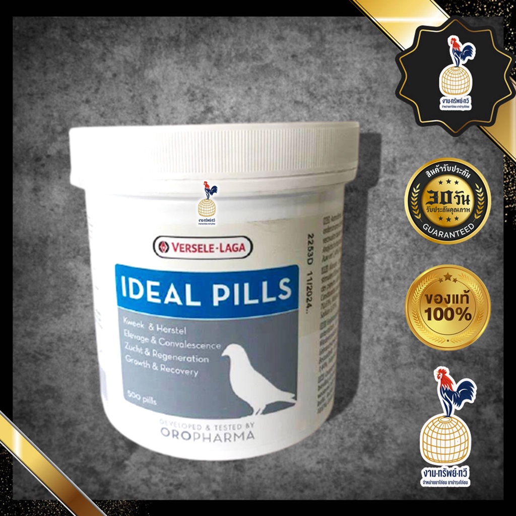 IDEAL PILLS กระปุก 20 เม็ด ช่วยเสริมพละกำลัง ยาไก่ชน ยาไก่ตี