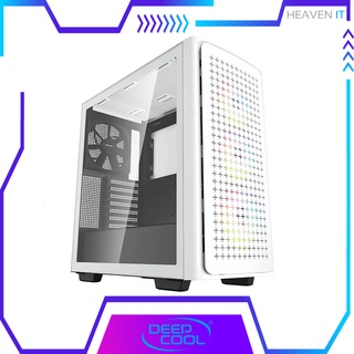 DEEPCOOL - E-ATX CASE CK560 WHITE เคสคอมพิวเตอร์ รับประกัน 1 ปี