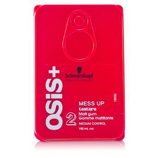 พร้อมส่ง SCHWARZKOPF  Osis+ Mess Up Matt Gum (Medium Control)  Size: 100ml/3.4oz