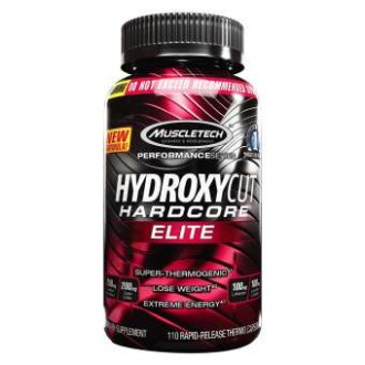 เผาผลาญไขมัน Muscletech Hydroxycut Hardcore Elite 110 caps.