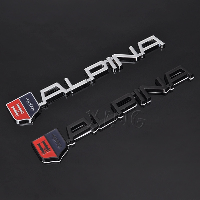 3d Metal Car Sticker Auto Emblem Refit Logo Badge Decal For Bmw Alpina ...