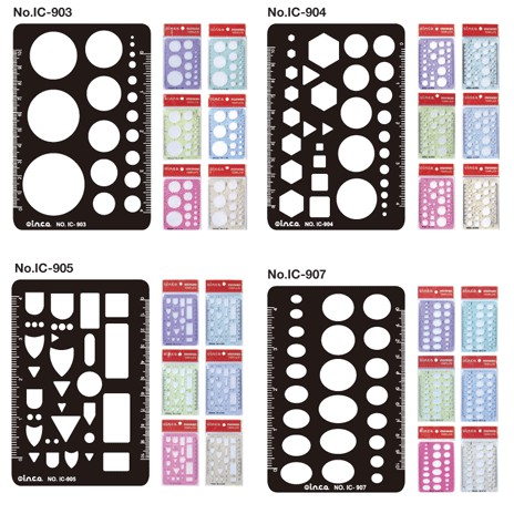 TEMPLATE ชุดเทมเพลท อุปกรณ์เขียนแบบ