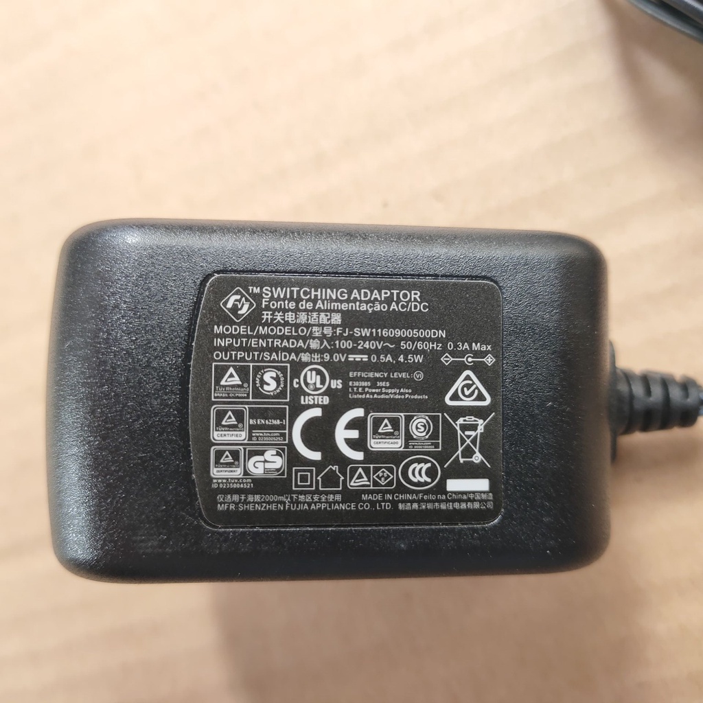 Fujia 9V500MA เหมาะสําหรับคีย์บอร์ดอิเล็กทรอนิกส์ในประเทศอิเล็กทรอนิกส์กลองอิเล็กทรอนิกส์อะแดปเตอร์ไ