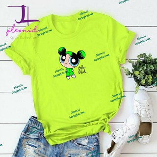 เสื้อยืด พิมพ์ลาย Billie EILISH X POWERPUFF GIRL BY.JILEON SIZE S-XXL