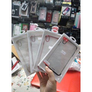 เคส XUNDD IPhone Samsung ใสแข็งบางขอบสี