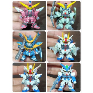 SD GUNDAM เหมา 6ตัว พิจารณาตามภาพ สินค้ามือสอง สภาพดีเก่าเก็บ