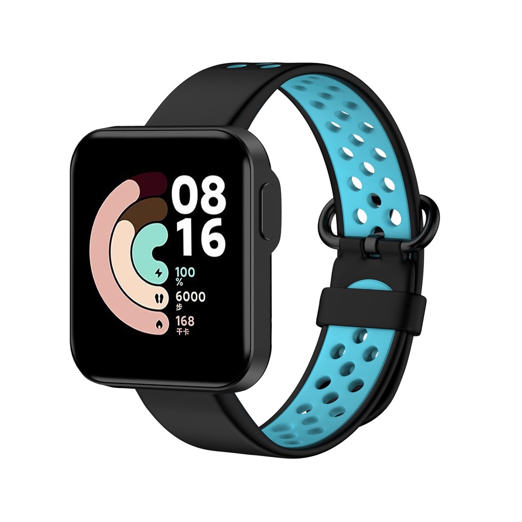 สายนาฬิกาข้อมือซิลิโคน แบบเปลี่ยน สําหรับ Xiaomi Mi Watch Lite Global Version Smart Watch #8