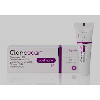 Clenascar Post Acne Gel เจลใสดูแลรอยแผลจากสิว รอยแดง รอยดำ ( ขนาด 7 g )