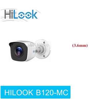 กล้องวงจรปิด 2 ล้านพิกเซล Hilook รุ่น THC-B120MC 2 MP Fixed Mini Bullet Camera รองรับระบบ TVI/CVI/AHD/CVBS