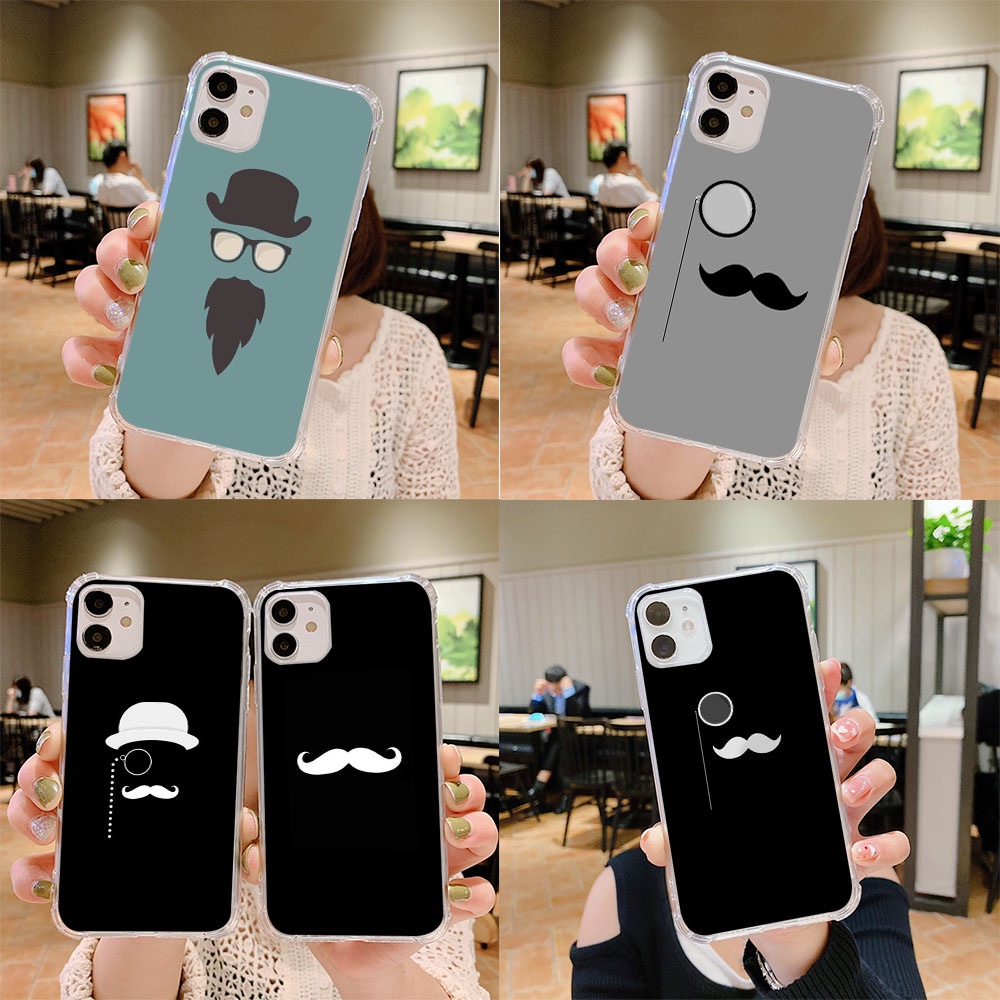 Y-139 อารมณ์ขันหนวดซิลิโคน TPU สําหรับ Motorola Moto 5G G9 G8 Z2 Play Plus G Power Cover นุ่ม