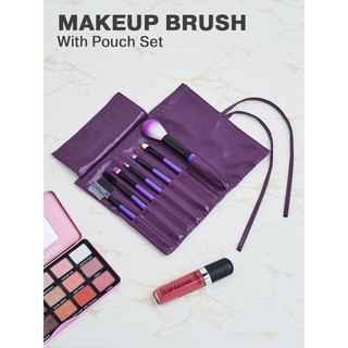 เซ็ตแปรงแต่งหน้า 7 ชิ้น Makeup Brush with Pouch Set