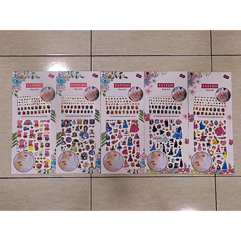 TATTOO STICKER CARTOON & NAIL STICKER