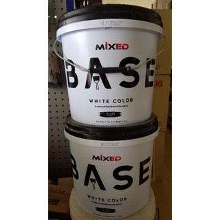 สีปูนลอฟท์ Mixed Base (เฉพาะซีเมนต์ขัดมัน สีขาว)