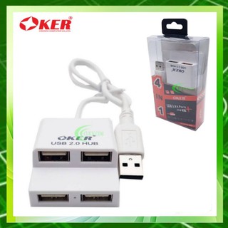 Oker HUB USB 2.0 4 Port รุ่น H-803 # ตัวเพิ่มพอร์ท USB 2.0 4 ช่อง