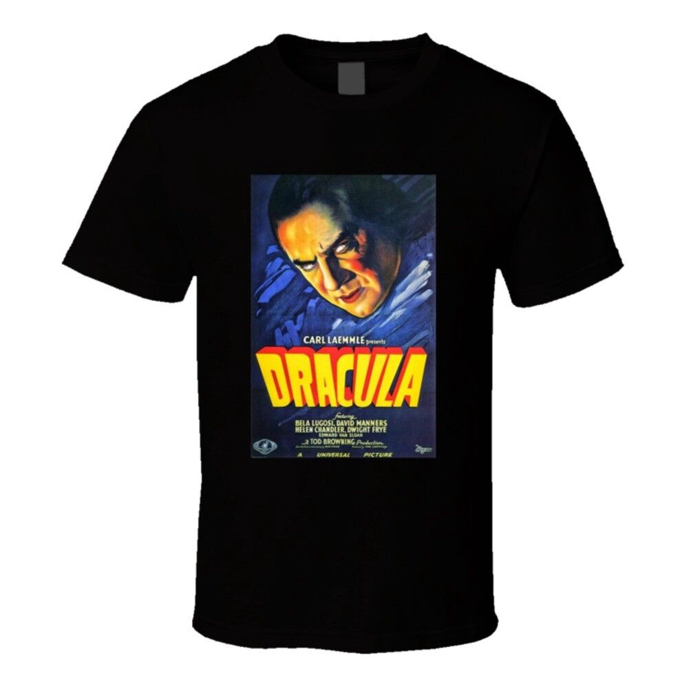 Dracula Poster Vintage Horror Movie Poster Fan T Shirt