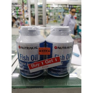 🎆พิเศษ   เมื่อซื้อน้ำมันปลา#fish oil#nutrakal#1แถม1 🎆