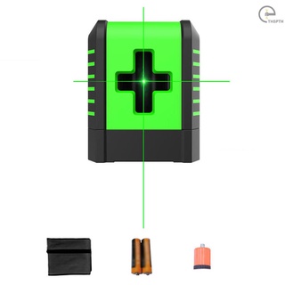 [T&amp;H] เลเซอร์วัดระดับ 3 ระดับ 2 สาย ขนาดเล็ก แบบพกพา° อุปกรณ์เลเซอร์วัดระดับเอง อเนกประสงค์ สําหรับติดตั้งประตู หน้าต่าง พื้นกระเบื้อง
