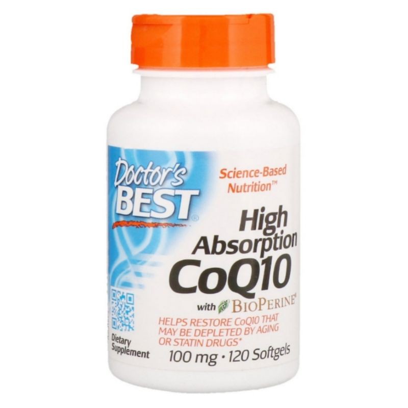 โปรแรง‼️โคคิวเท็น High Absorption CoQ10 With BioPerine, 100 Mg, 120 ...