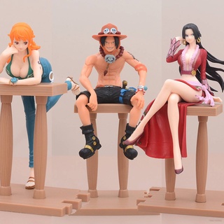 Ns3 โมเดลฟิกเกอร์ One Piece Ace Nami Hancock ของเล่น ของขวัญ สําหรับเด็ก ตกแต่งบ้าน