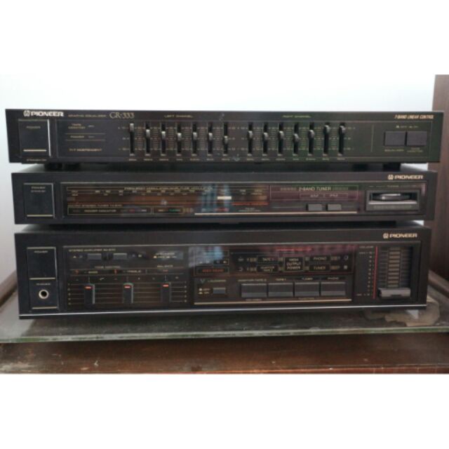 Pioneer Graphic Equalizer Model GR-333 with  speaker system cs-625