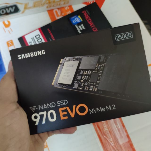 250GB SSD Samsung 970 EVO M.2 PCIe NVMe