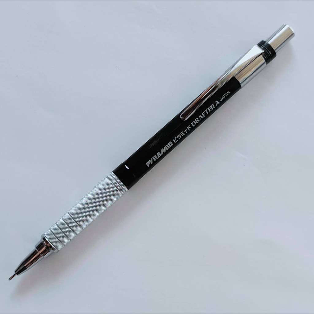 (KTS)ดินสอกด Pyramid Drafter-A 0.5 mm. เก็บหัวได้ ของแท้ 100% Made in Japan!!