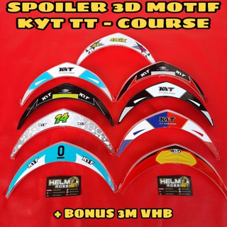 สปอยเลอร์ 3D KYT TT COURSE MOTIF - Leopard Jaume Masia Dalla Porta Spain Electron Grand Prix Arbolino Overtech Tourist Yellow Fuxia Red Blue Matt Coll Captain America Black Glossy Doff Clear