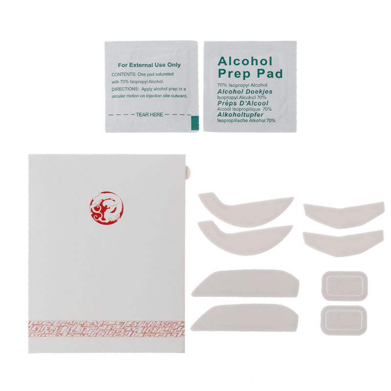 Seve Mouse Skate Sticker Rounded Curved Edges Mouse Feet Pad สําหรับ Basilisk แบบมีสาย